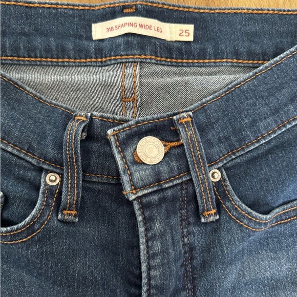 Levi's Women's Dark Blue Flare Jeans - Picture 3 of 5